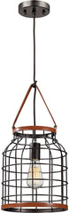 Purcell 1 Light Pendant In Weathered Iron