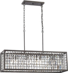 Nadina 4 Light Chandelier In Silverdust Iron