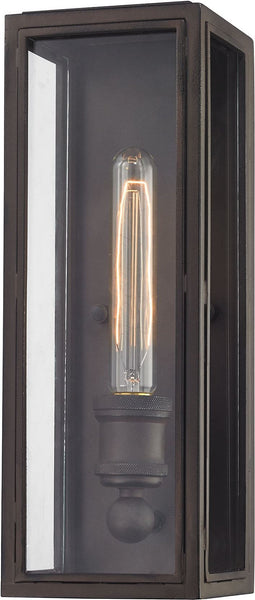 Chasebrook 1 Light Wall Sconce In Clay Iron