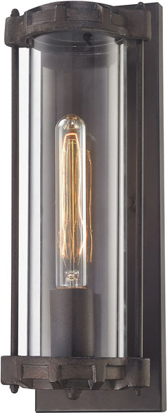 Chasebrook 1 Light Led Wall Sconce In Clay Iron