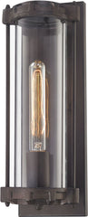 Chasebrook 1 Light Led Wall Sconce In Clay Iron