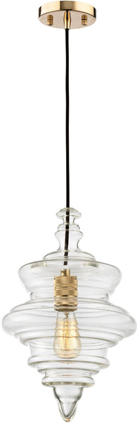 Feelix 1 Light Pendant In Polished Gold