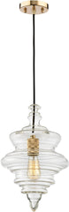 Feelix 1 Light Pendant In Polished Gold