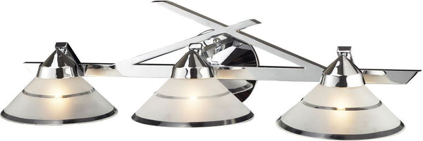 Refraction 3 Light Vanity In Polished Chrome