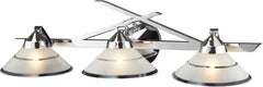 Refraction 3 Light Vanity In Polished Chrome