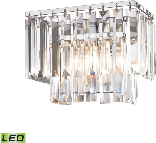 Palacial 1 Light Led Vanity In Polished Chrome
