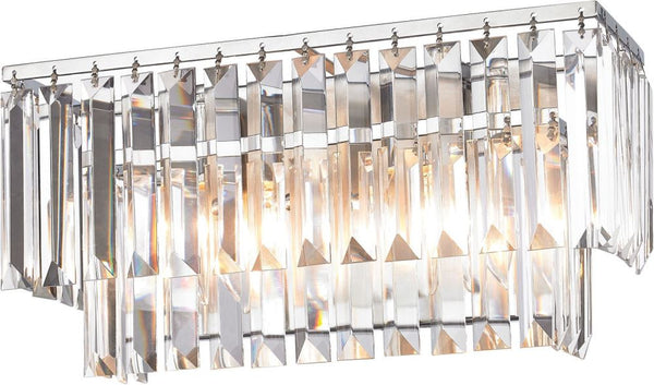 Palacial 2 Light Vanity In Polished Chrome