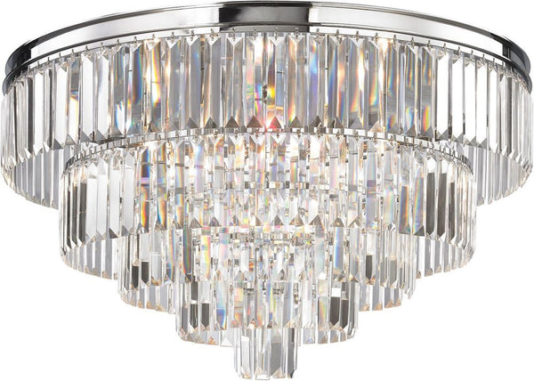 Palacial 6 Light Chandelier In Polished Chrome
