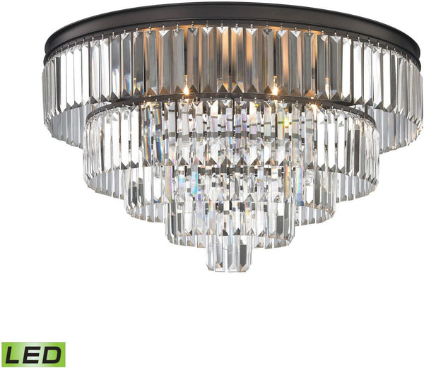 Palacial 6 Light Led Chandelier In Oil Rubbed Bronze