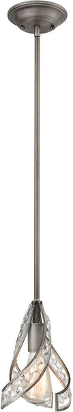 Renaissance 1 Light Pendant In Weathered Zinc