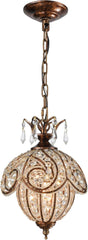 Jubilee 1 Light Pendant In Spanish Bronze