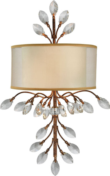 Asbury 2 Light Led Wall Sconce In Spanish Bronze