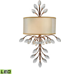 Asbury 2 Light Led Wall Sconce In Spanish Bronze