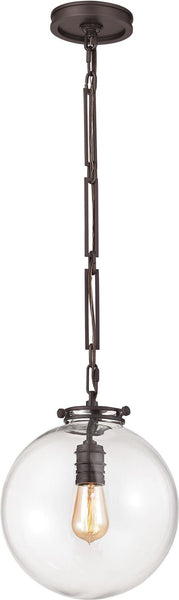 Gramercy 1 Light Pendant In Oil Rubbed Bronze