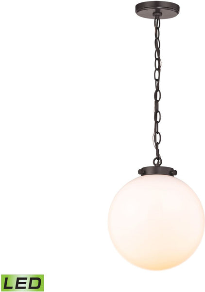 Gramercy 1 Light Led Pendant In Oil Rubbed Bronze