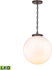 Gramercy 1 Light Led Pendant In Oil Rubbed Bronze