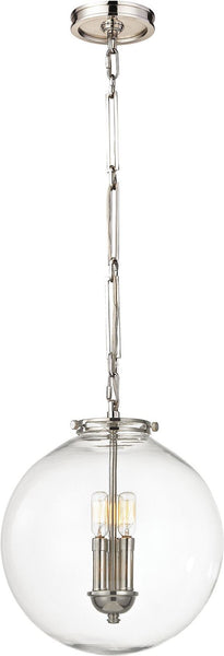 Gramercy 1 Light Pendant In Polished Nickel