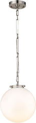 Gramercy 1 Light Pendant In Polished Nickel