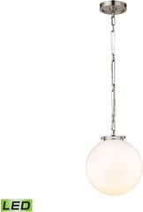 Gramercy 1 Light Led Pendant In Polished Nickel