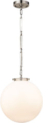 Gramercy 1 Light Pendant In Polished Nickel