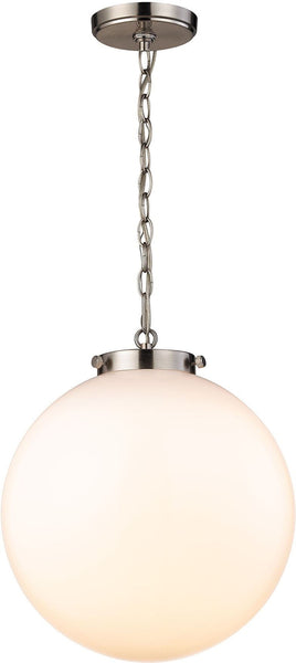 Gramercy 1 Light Pendant In Satin Nickel
