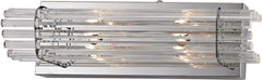 Quebec 2 Light Crystal Vanity In Chrome