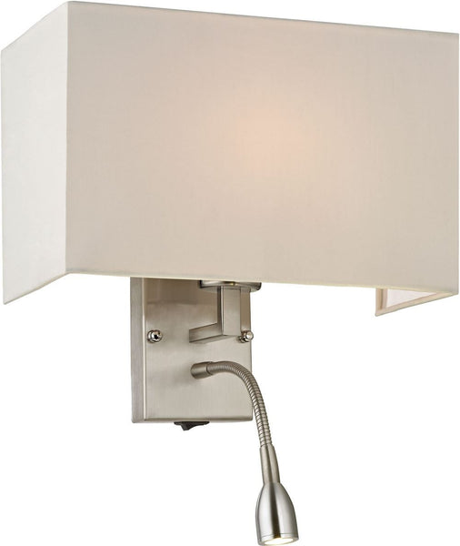 Sconces 2 Light Wall Sconce In Brushed Nickel