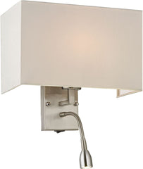 Sconces 2 Light Wall Sconce In Brushed Nickel