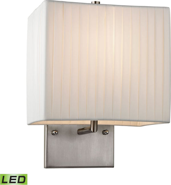 Hayden 1 Light Led Wall Sconce In Brushed Nickel