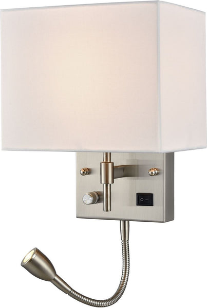Sconces 2 Light Wall Sconce In Satin Nickel