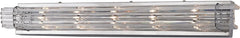Quebec 5 Light Crystal Vanity In Chrome