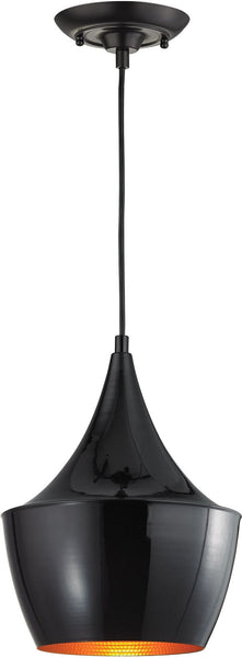 Sorenson 1 Light Pendant In Gloss Black