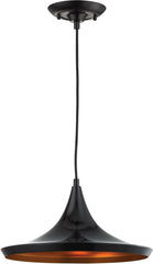 Sorenson 1 Light Pendant In Gloss Black