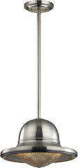 Urbano 1 Light Pendant In Brushed Nickel