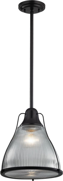 Halophane 1 Light Pendant In Oil Rubbed Bronze