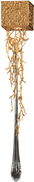 Veubronce 1 Light Wall Sconce In Gold Leaf