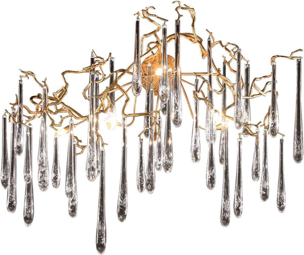 Veubronce 6 Light Wall Sconce In Tahla Bronze and Clear Crystal