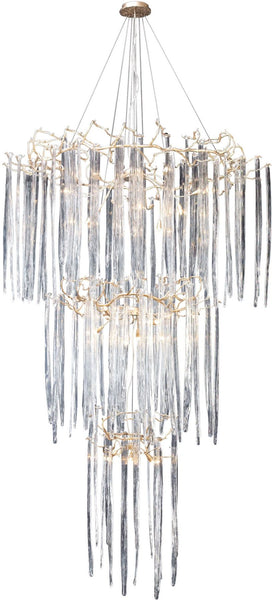Cascadia 29 Light Chandelier In Silver