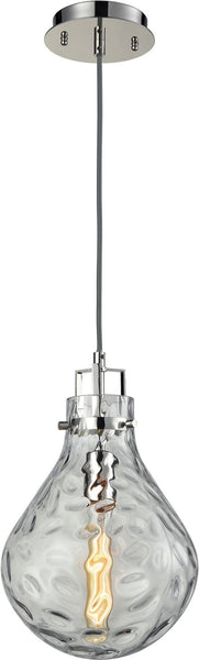 Dewdrop 1 Light Pendant In Polished Chrome