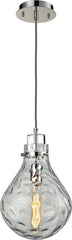 Dewdrop 1 Light Pendant In Polished Chrome