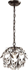 Circeo 1 Light Mini Pendant In Deep Rust