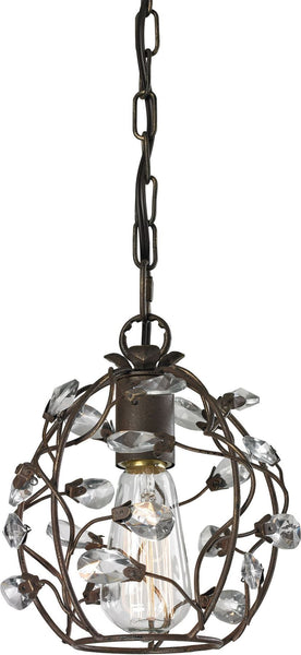 Sagemore 1 Light Pendant In Bronze Rust