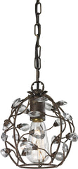 Sagemore 1 Light Pendant In Bronze Rust