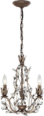 Sagemore 3 Light Chandelier In Bronze Rust