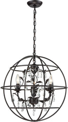 Bridget 3 Light Chandelier In Oil Rubbed Bronze