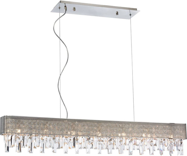 Crystal Vallance 7 Light Chandelier In Polished Chrome