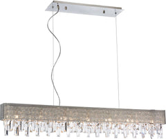 Crystal Vallance 7 Light Chandelier In Polished Chrome