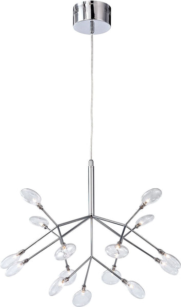 Flavante 15 Light Chandelier In Polished Chrome