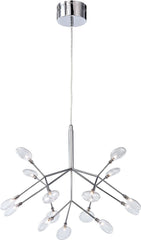 Flavante 15 Light Chandelier In Polished Chrome