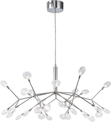 Flavante 27 Light Chandelier In Polished Chrome